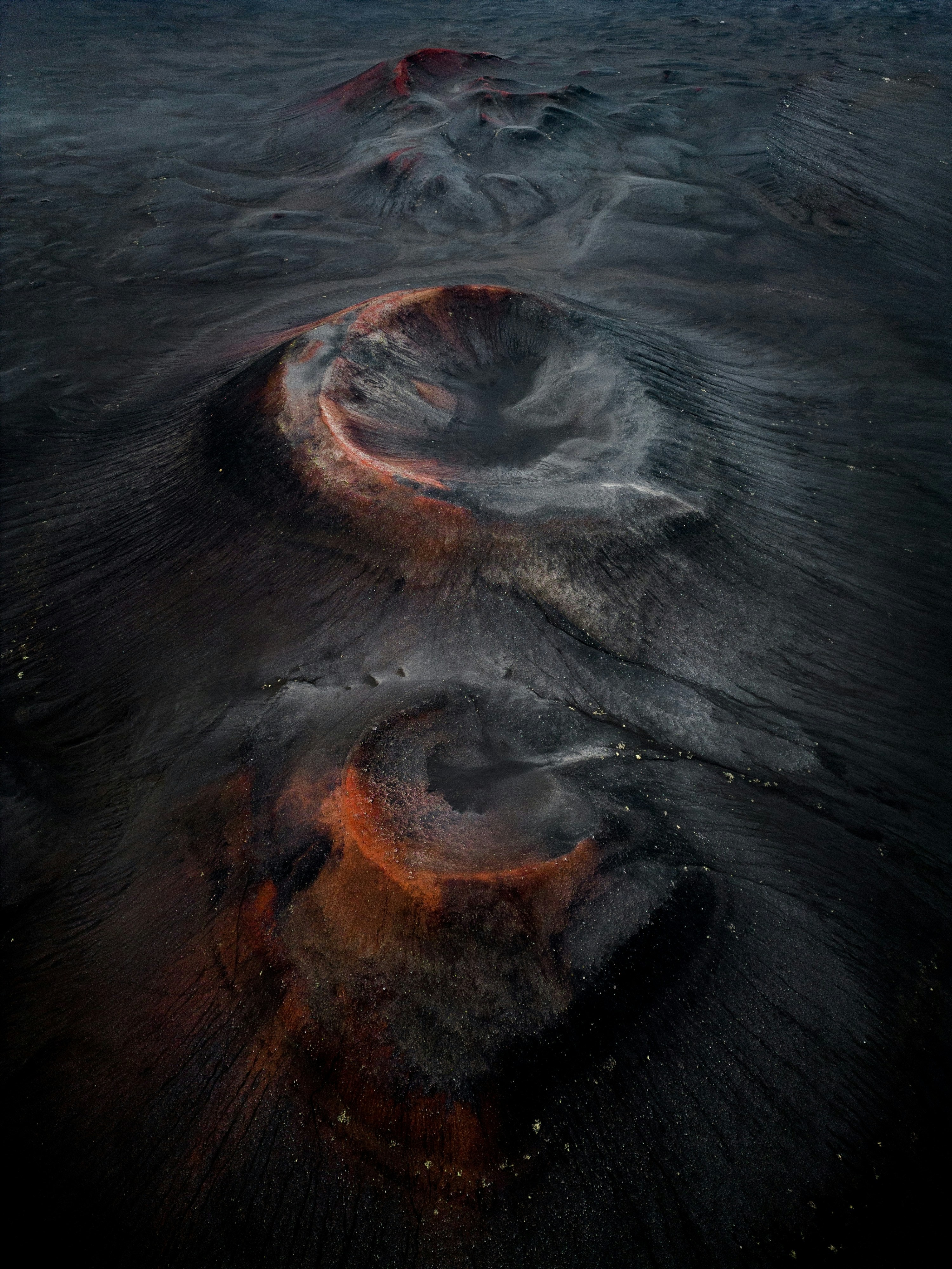 Volcanic craters in 4K HDR with Apple Log